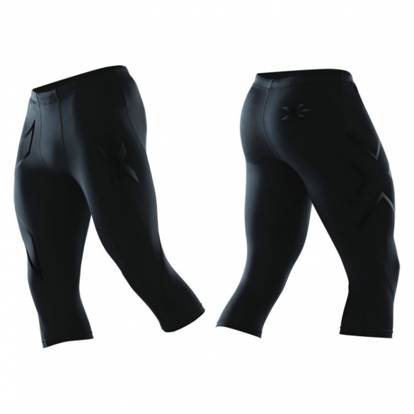 2XU Compressie 3/4 broek zwart heren MA1942b 2XUMA1942BZW